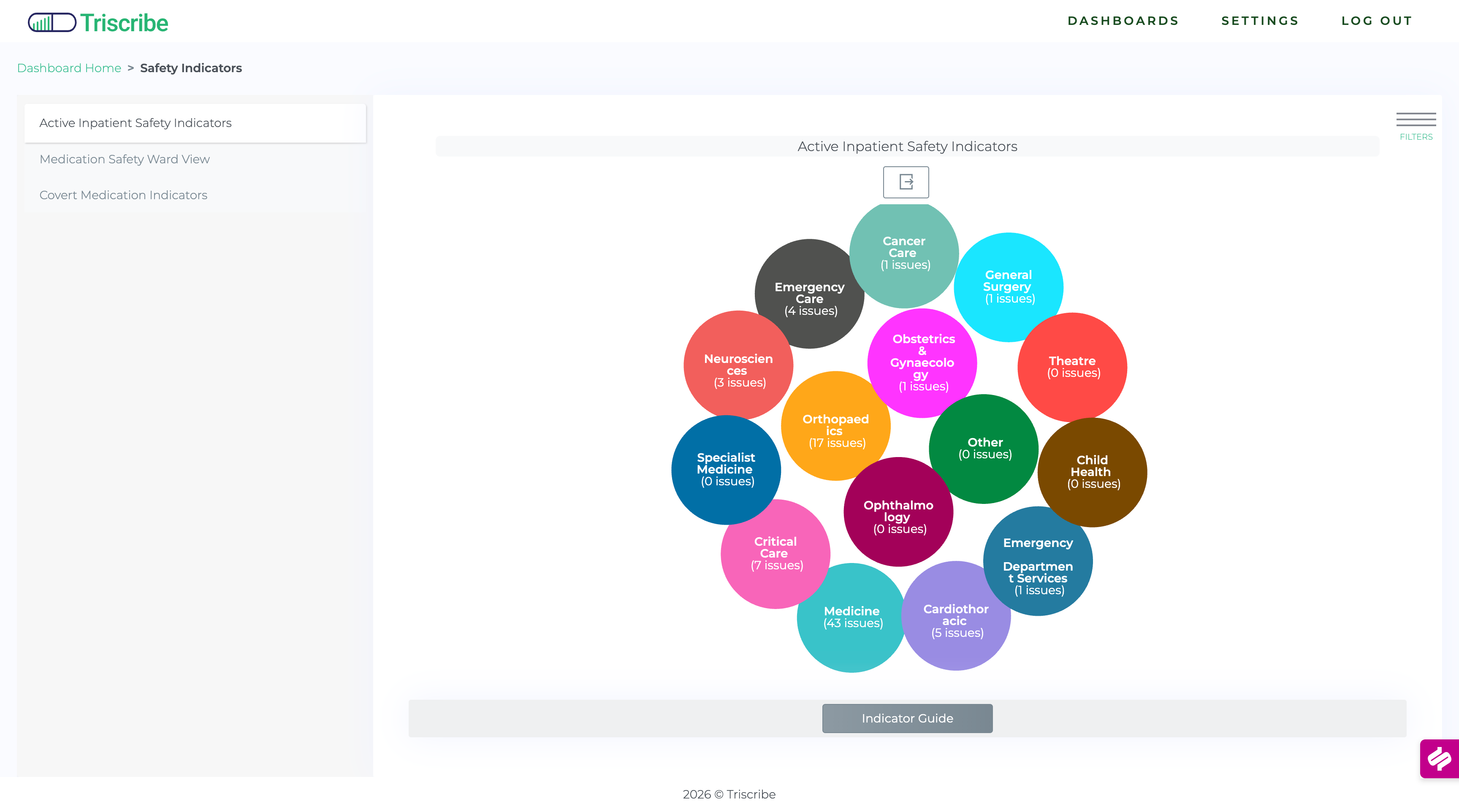 Triscribe Anticholinergic Burden Dashboard
